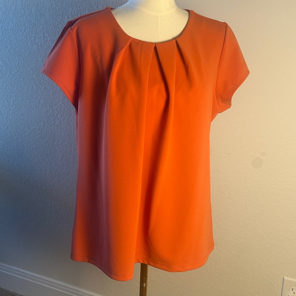 Liz Claiborne Bold Orange Top